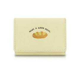 WisePoint Women's Wallets, PU Leather Card Holder, Small Purses for Women and Girls, Portable Women's Purse with Cute Prints for Shopping, Dating, Travel, baguette, Minimalist