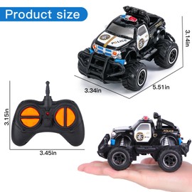 Thedttoy Remote Control Cars for 2-10 Years Old Kids, 2.4 GHz Mini RC Car Toddlers RC Truck Car Toys for Kids Girls Boys Age 2 3 4+, Xmas Birthday Present for 2 3 4 5 6 7 Years Old Baby Girl Boy