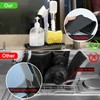 Gosmol Silicone Sponge Holder Rack Dish Soap Holder for Kitchen