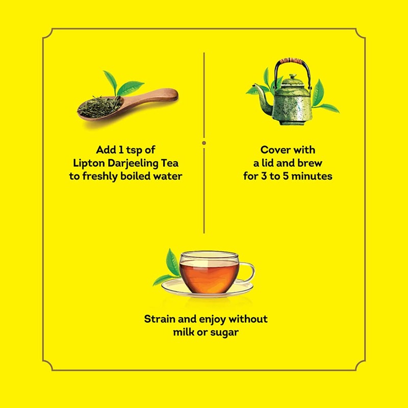 Lipton Darjeeling Tea | 250g (8.82 Ounce) | Pack of