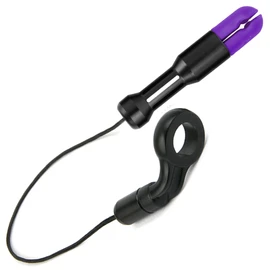 Fox Black Label Stealth Bobbin - Optischer Bissanzeiger, visuelle Bissanzeige zum Karpfenangeln, Bobbins Einhänger zum Angeln, Farbe:Purple