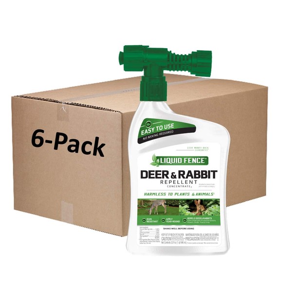 Liquid Fence HG-75044 Deer and Rabbit Repellent Concentrate, Hose End