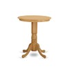 East West Furniture EDT-OAK-TP Eden Counter Height Dining Table -