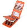 Huztencor Long Wallet, Thin, Bifold for Men, Women, Anti-magnetic, Card