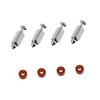 CAXUSD 1set Lawn Mower Carburetor Needle Valves Compatible Mower Steel