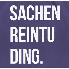 Festival “Sachen Reintu Ding” Gym Bag - Purple -