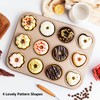 Molde de donut para hornear magdalenas, postres y mini bandeja