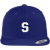 Trendy Apparel Shop Letter S Collegiate Varsity Font Initial Embroidered