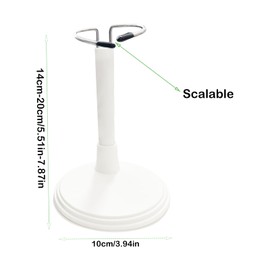 Nexolia Stand Kpop, 5.5inch-1.9inch Lightstick Stand, 4-Piece Set, （2 Black and 2 White） ﻿