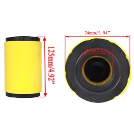 YTH22V46 YTH24V48 Air Filter Oil Filter Tune Up Kit for Husqvarna YTH22V46 YTH24V54 YTA22V46 YTA24V48 Poulan Pro PP20VA46 PB185A42 46’’ 48’’ Mower w/ 17.5hp 19.5hp 20hp 21hp Engine