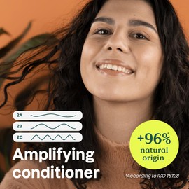 ATTITUDE Amplifying Conditioner for Curly Hair with Coconut Oil, EWG Verified, Vegan Detangler and Naturally Derived Ingredients, 2a, 2b, 2c Curl Type, Gives body to Curls, 16 Fl Oz (Pack of 6)