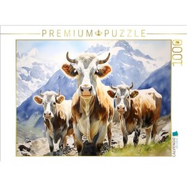 CALVENDO Puzzle A Motif from The Calendar The Magic of The Mountains | 1000 Pieces Size 25" x 19"