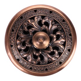 Alloy Censer Burner Incense Lotus Buddha Incense Burner Holder Bronze Vintage Incense Burner Charcoal Stove Luxury Stand Incense Metal Home Decoration Office Room Tea House for Stick Cone Reel Incense