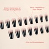 Auriselle Press on Nails Long 24 Pieces French False Long