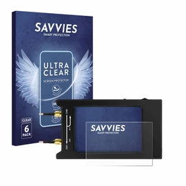 Savvies Pack of 6 Screen Protectors Compatible with NanoVNA H4 Screen Protector Ultra Transparent