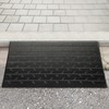 VEVOR Rubber Threshold Ramp,2.6" Rise Threshold Ramp Doorway,3 Channels Cord