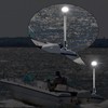 16 Inches Stern Light,Bimini Top Light,Navigation Lights,White Anchor Lights,Folding Base,USCG