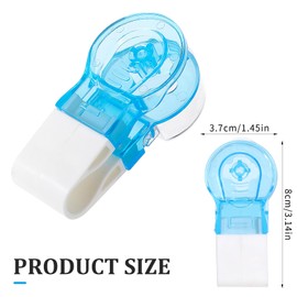 Gjinxi Portable Pill Taker, 3PCS Pill Popper for Blister Packs for The Elderly and Weak Hands, No Contact Easy to Take Out Pills Popper Tool with Pills Organizer Box