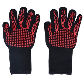 800 ℃ Heat Resistant Gloves Washable Insulation Fireproof Gloves for Outdoor BBQ Grilling