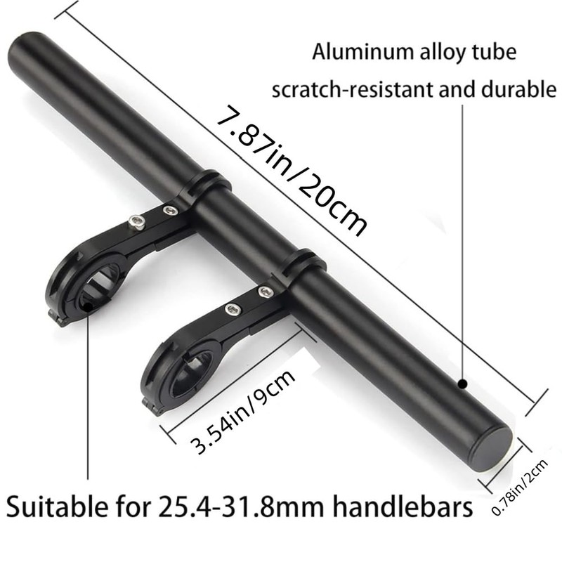 HIDOSNG Bike Handlebar Extender Double Extension Bracket Aluminum Alloy Super
