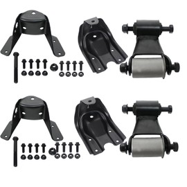 BST BSSP Leaf Spring Forward Rearward Hanger Bracket & Shackle Kit Compatible with 1988-1999 Chevy GMC C1500 C2500 Suburban Pickup for 722-006 722-007 722-045