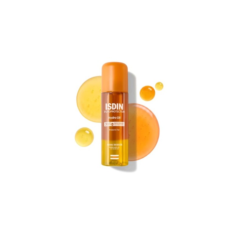 ISDIN Fotoprotector HydroOil SPF 30 - Protector solar corporal bifásico