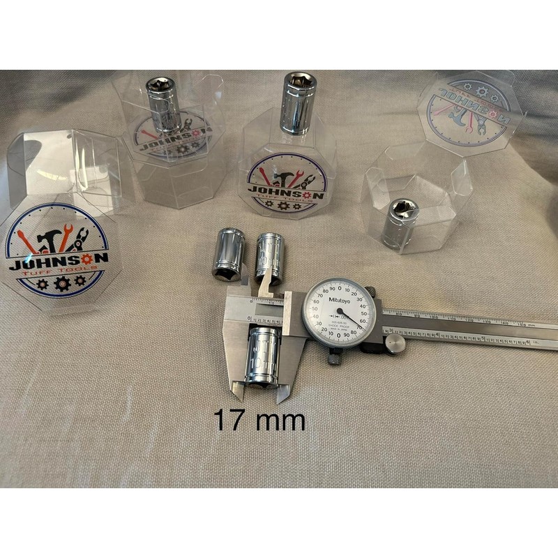 Johnson Tuff Tools, 10mm Socket, 3/8 Inch Drive, Chromium Molybdenum,