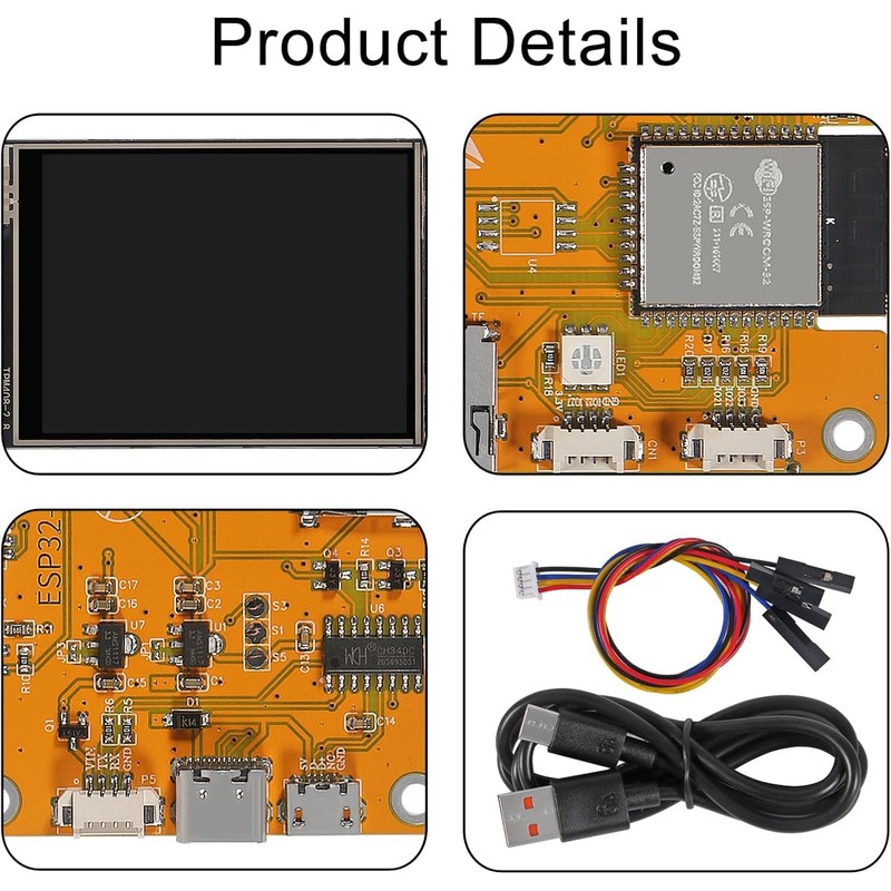 2.8" inch ESP32 Display ESP32 Development Board ESP32-2432S028R WiFi Bluetooth