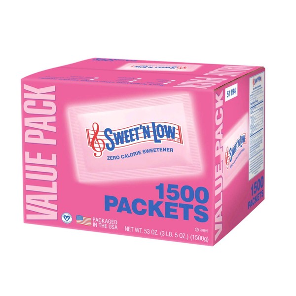 Sweet 'N Low Zero Calorie Sweetener - 1500 Packets