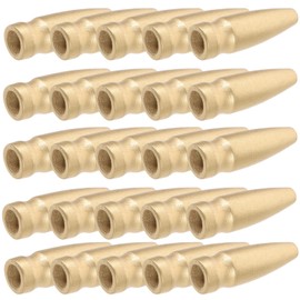 100pcs Wooden Flagpole Toppers Flagpole Ornament Replacement Heads for Indoor Outdoor Use Easy to Install and Replace