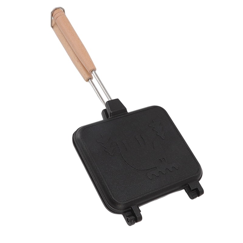 Sandwich Frying Pan Double Sided Stick Proof Breakfast Flip Pan