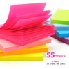 Early Buy Sticky Notes 8 Bright Color 8 Pads Self-Stick