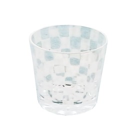 Hirota Glass TR-33-1 Buckwheat Iniguchi Taisho Romantic Glass Checkerboard