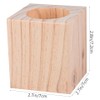 NUOBESTY Solid Wooden Round Furniture Leg Risers Blank Wood Lifters