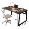 Mrsanmu Small Computer Desk,39.4 Inch Standing Home Office Desk for