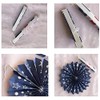Happium Set of 6 Mixed Hanging Paper Fans