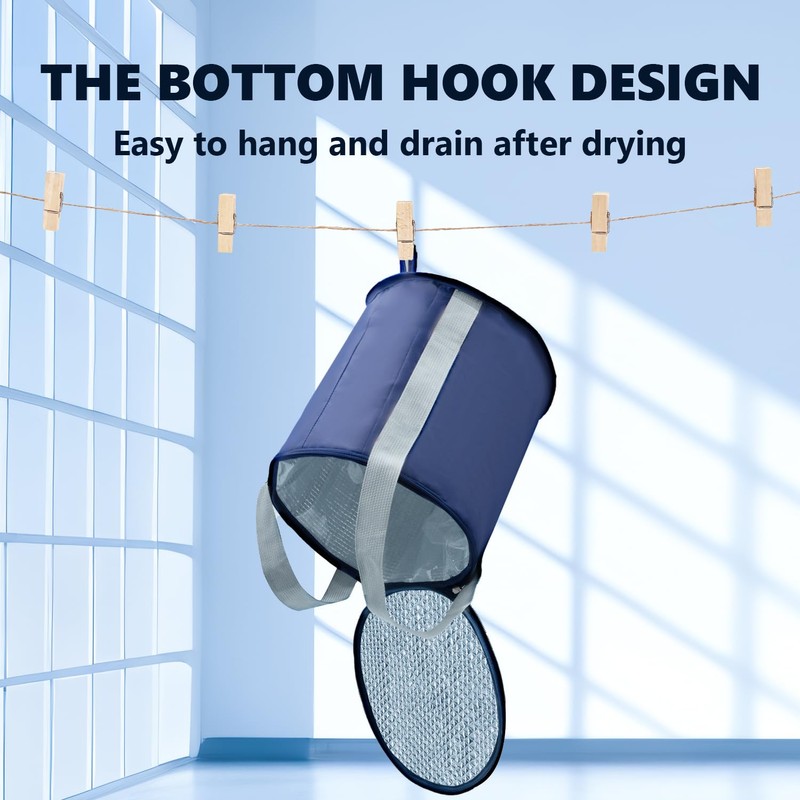 Ice Cold Therapy Blue Bucket Replacement, Suitable for Most Cold