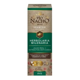 Tío Nacho Shampoo Herbolaria Milenaria. Botella Con 415ml.