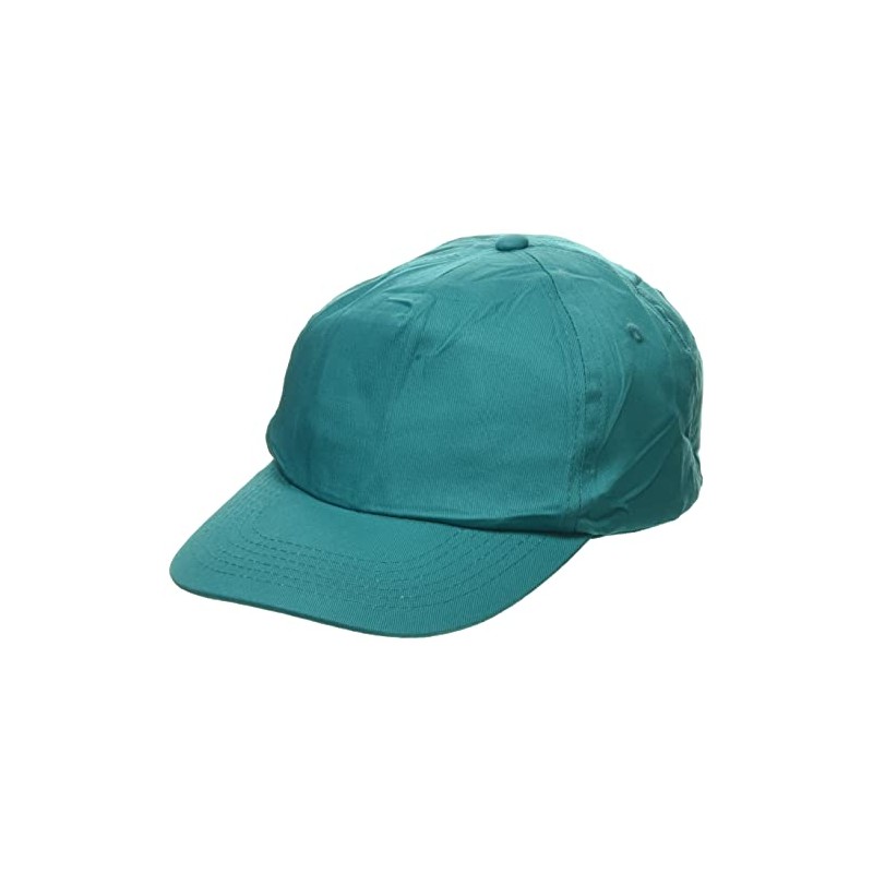 Beechfield 5 panel unlined cotton cap in Emerald