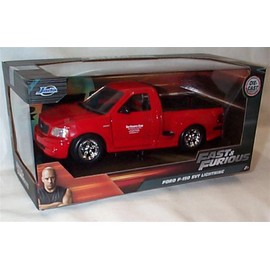 jada FAST & FURI0US red brian's F0RD F-50 SVT lightning car 1:24 scale diecast model