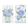Artoid Mode Hydrangea Vase Butterfly Spring Kitchen Towels Dish Towels,
