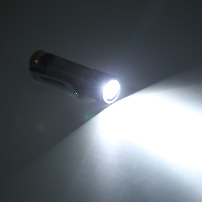 Keychain Flashlight Bright IP65 Waterproof Rechargeable Red Blue Black Light