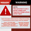 MOLLOM 3 Phase Converter, Digital Phase Shift 5.5KW 7.5HP 23Amps