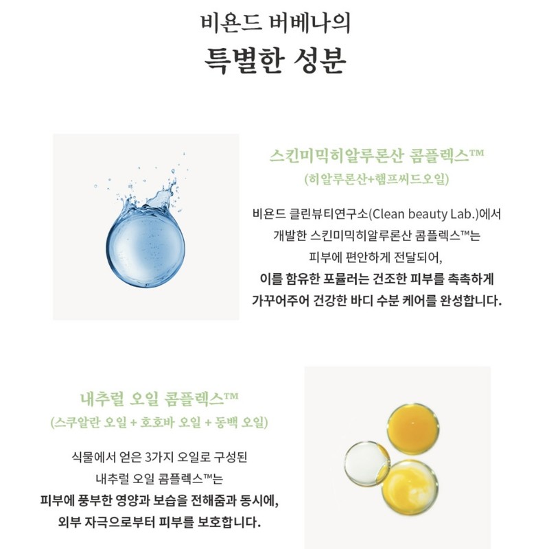 Beyond Verbena Refreshing Body Wash 500ml+Body Emulsion 500ml / 비욘드