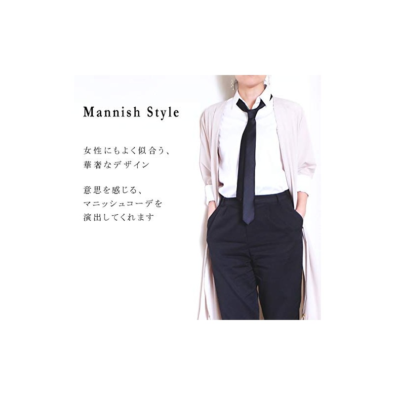D Plus Arts Modal Thin Narrow Tie, Thin Tie, Solid