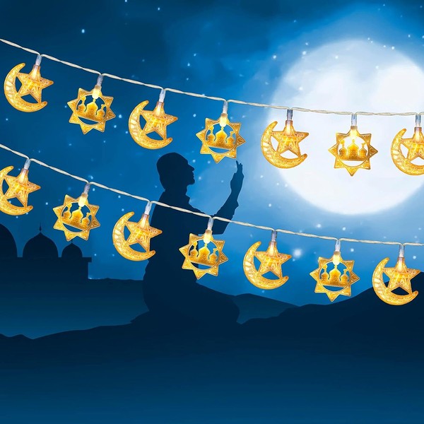 EKKONG EKKONG Ramadan fairy lights 3 m 20 LEDs Ramadan