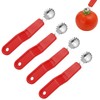JJUNW 4Pcs Strawberry Huller, Stainless Steel Tomato Corer, Strawberry Huller