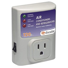 High Capacity Electronic Voltage Protector for Refrigerators and Freezers 27 Cubic Feet and UP