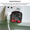 HT106B Digital Display Socket Detector Wall Plug Circuit Breaker Tester