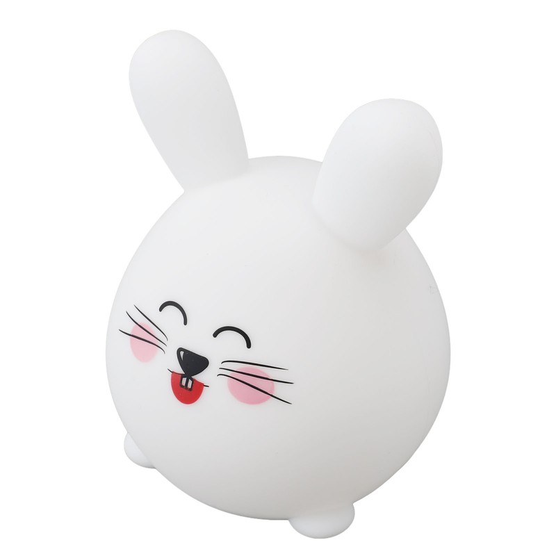Silicone Night Light Cute Cartoon Mouse USB Rechargeable Tap Control